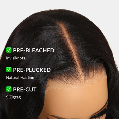 🔥 Final Hours — 100% Human Hair | Pre-Plucked 13×6 HD Lace Wig | Free Returns