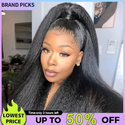 SAGGIUS™ | 50% OFF — 100% Human Hair Pre-Cut Lace Wig · Seamless Natural Blend ✨