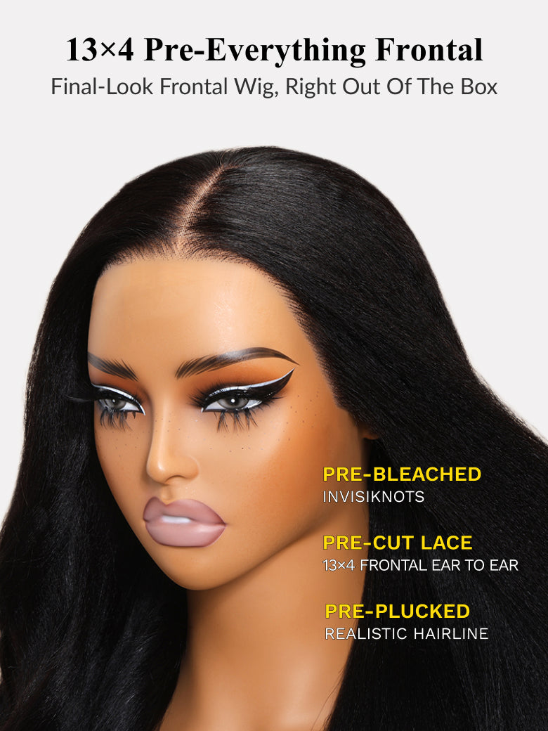 Black Cherry Lace Frontal Dark Burgundy Wig-Long Layered Cut & Pre Everything & Flash Sale