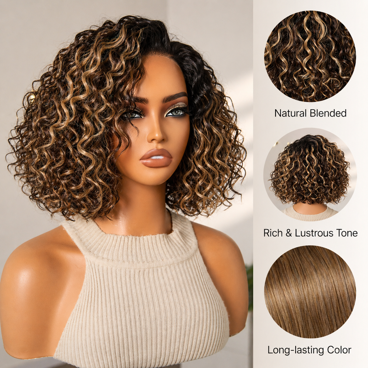 🇺🇸 SAGGIUS™ | Final Hours – 58% OFF Water Wave Short Bob HD Lace Wig | 100% Human Hair ✨
