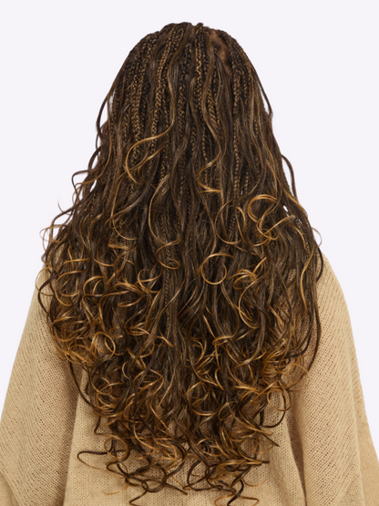 🔥 Last Day: 58% OFF | Seamless Knotless Braids HD Lace Wig ✨ • SAGGIUS™