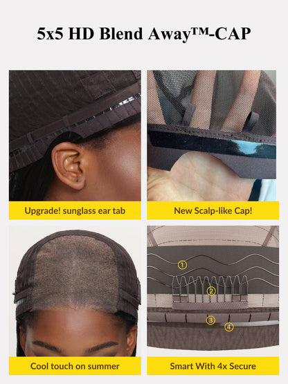 [28''-30'' Special Offer]Affordable 7x5/13x4 Bye Bye Knots Body Wave HD Pre-cut Lace Wig With Invisi Drawstring Flash Sale