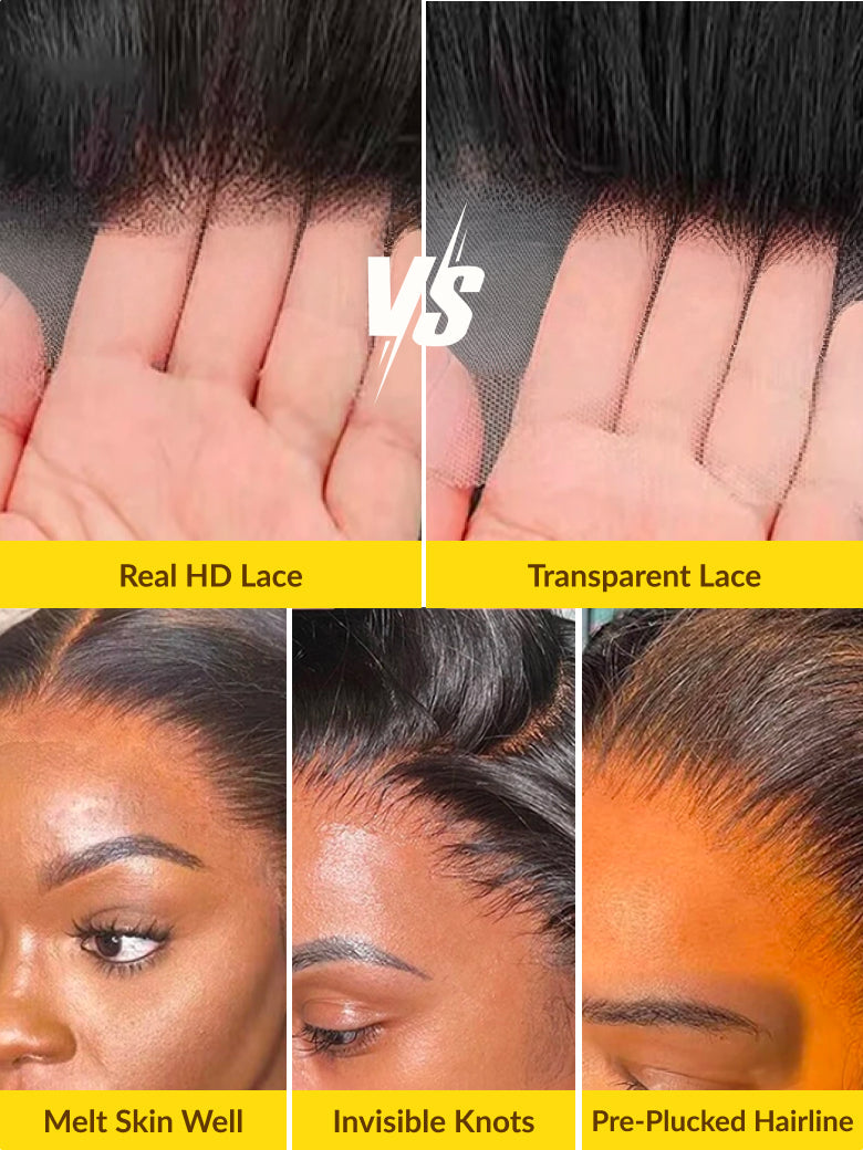 [28''-30'' Special Offer]Affordable 7x5/13x4 Bye Bye Knots Body Wave HD Pre-cut Lace Wig With Invisi Drawstring Flash Sale