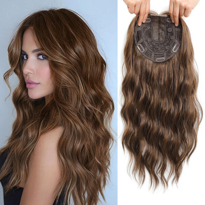 🇺🇸 Final Hours – 58% OFF | Lightweight & Breathable Wavy Hair Topper ✨ Natural Volume, Everyday Confidence