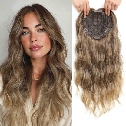 🇺🇸 Final Hours – 58% OFF | Lightweight & Breathable Wavy Hair Topper ✨ Natural Volume, Everyday Confidence