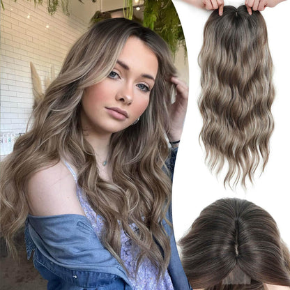 🇺🇸 Final Hours – 58% OFF | Lightweight & Breathable Wavy Hair Topper ✨ Natural Volume, Everyday Confidence