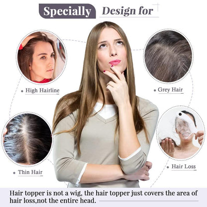 🇺🇸 Final Hours – 58% OFF | Lightweight & Breathable Wavy Hair Topper ✨ Natural Volume, Everyday Confidence