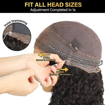 SAGGIUS™ | 50% OFF — 100% Human Hair Pre-Cut Lace Wig · Seamless Natural Blend ✨