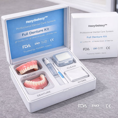 ⏰⏰ HazyGalaxy™ Custom-Fit Dentures ⏰ ENDS TODAY   70% OFF | Smile with Confidence