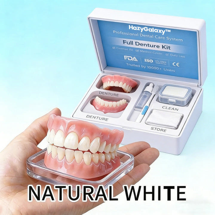 ⏰⏰ HazyGalaxy™ Custom-Fit Dentures ⏰ ENDS TODAY   70% OFF | Smile with Confidence