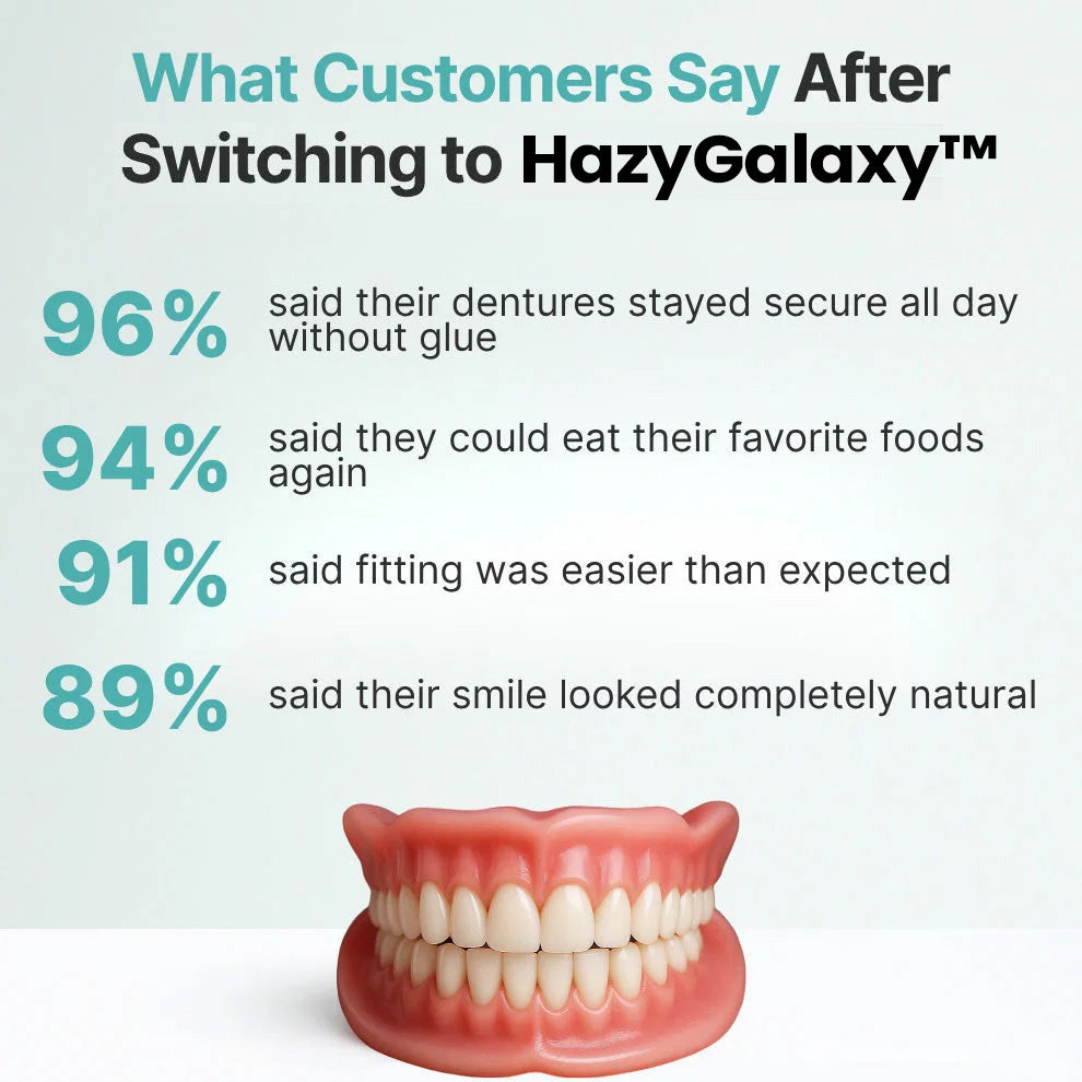 ⏰⏰ HazyGalaxy™ Custom-Fit Dentures ⏰ ENDS TODAY   70% OFF | Smile with Confidence