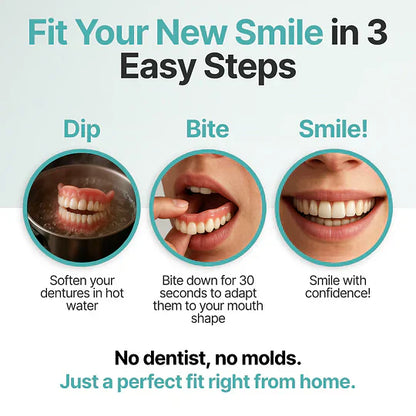 ⏰⏰ HazyGalaxy™ Custom-Fit Dentures ⏰ ENDS TODAY   70% OFF | Smile with Confidence