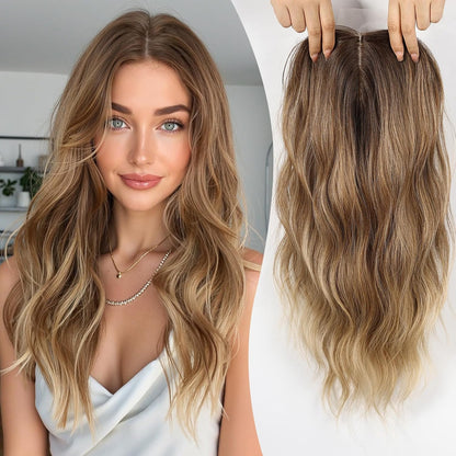 🇺🇸 Final Hours – 58% OFF | Lightweight & Breathable Wavy Hair Topper ✨ Natural Volume, Everyday Confidence