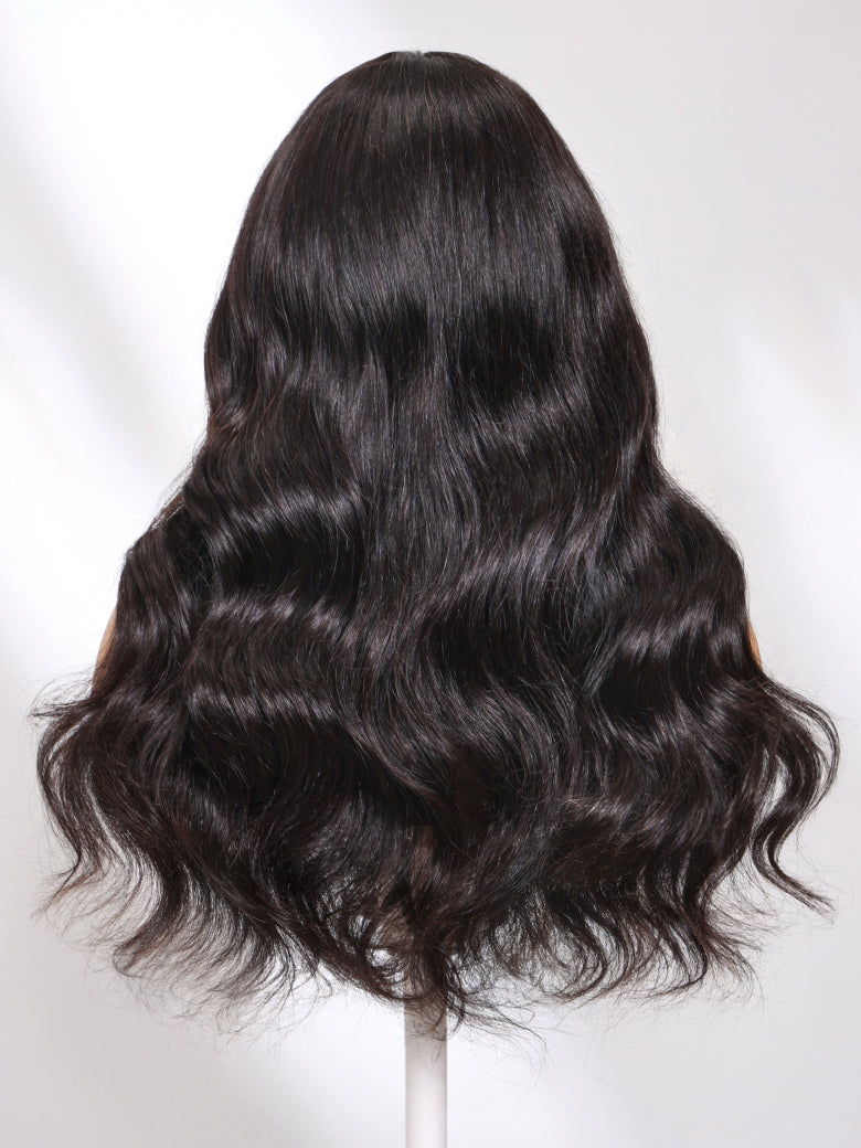 [22''=$135]180% Density 13x4 Pre-Everything Loose Wave Glueless Lace Frontal Wig –Feathered Style and Elastic Drawstring Flash Sale