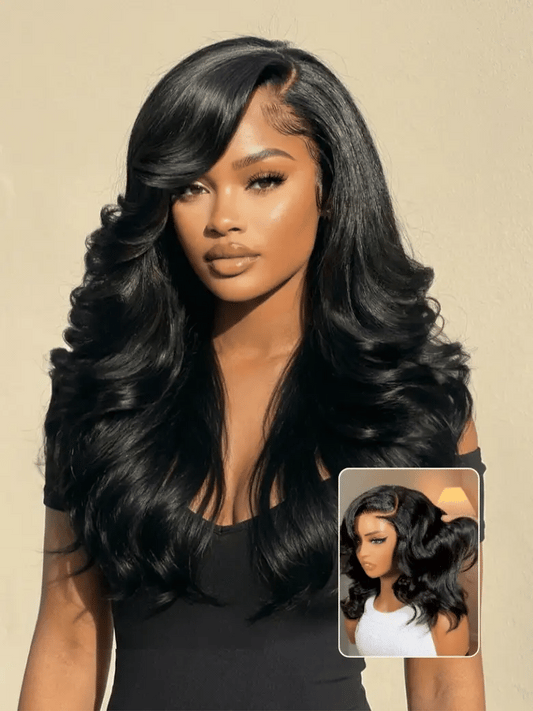 180% Density 13x4 Pre Everything Lace Frontal Feathered Hairstyles Wig With Layered Haircuts Flash Sale