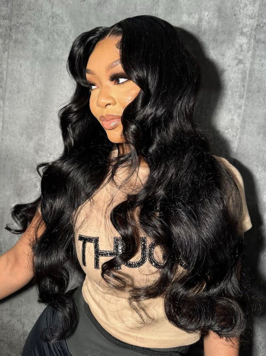 [28''-30'' Special Offer]Affordable 7x5/13x4 Bye Bye Knots Body Wave HD Pre-cut Lace Wig With Invisi Drawstring Flash Sale