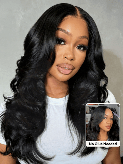 [28''-30'' Special Offer]Affordable 7x5/13x4 Bye Bye Knots Body Wave HD Pre-cut Lace Wig With Invisi Drawstring Flash Sale